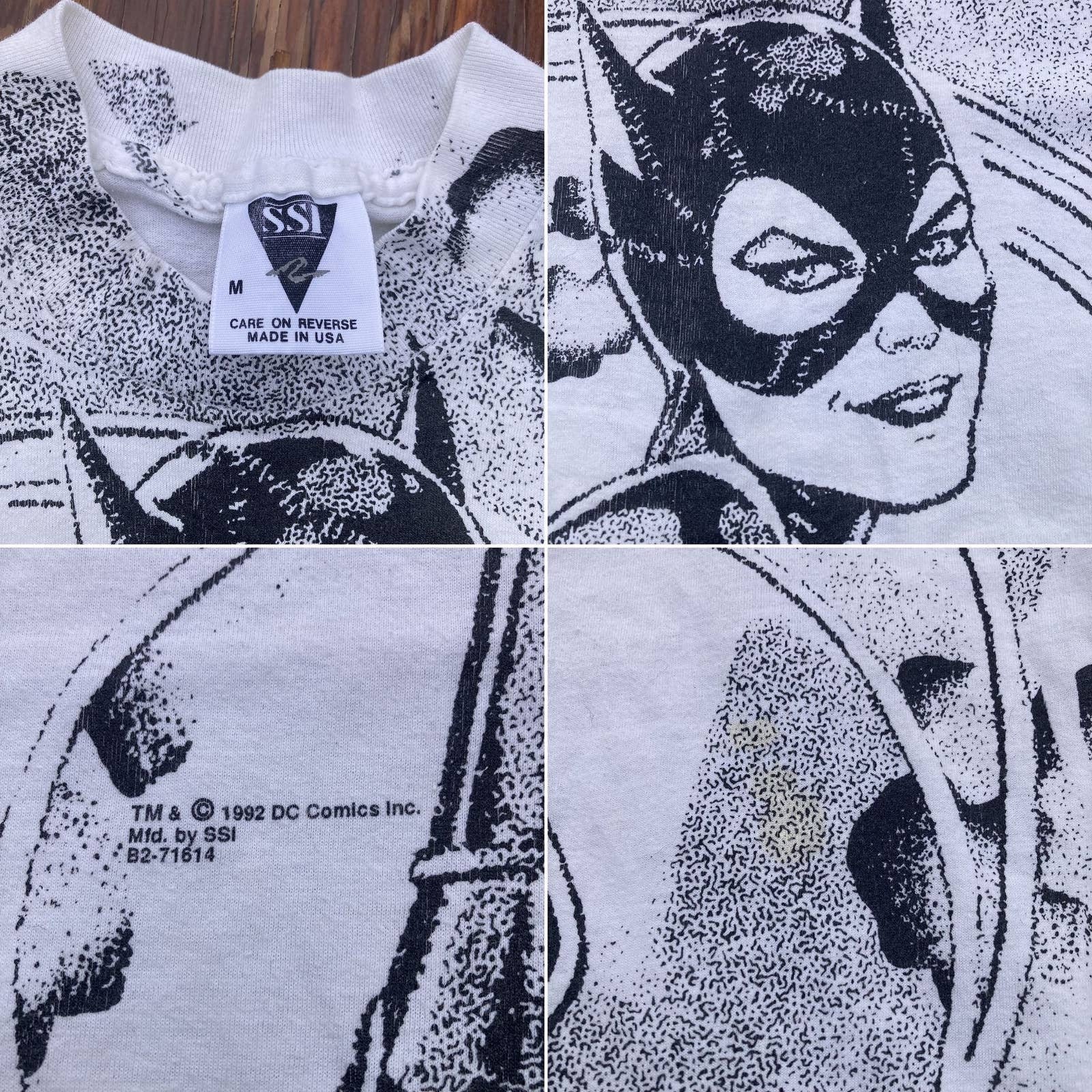 キャットウーマン Tシャツ 1991年製batmanバットマン ヴィンテージ 