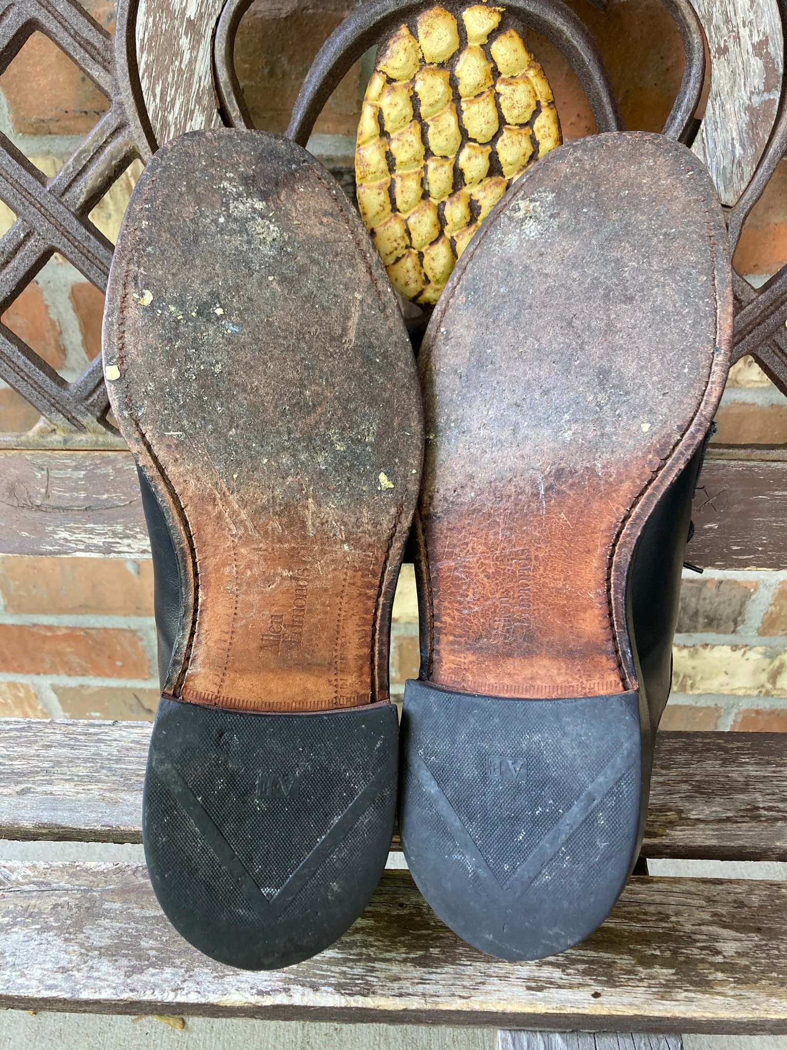 靴 Allen Edmonds 9523 Leeds Black Plain Toe Allen Edmonds 9523 Leeds Black Plain Toe