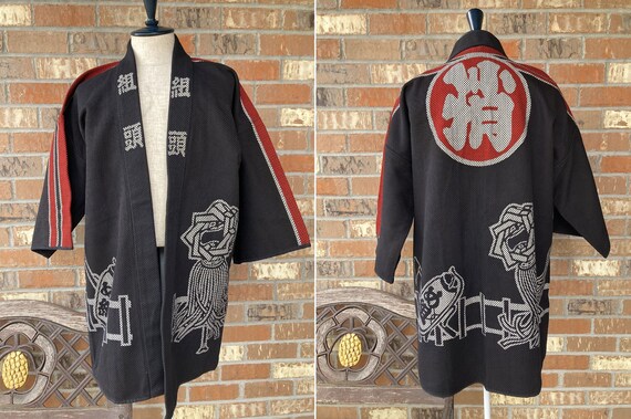 Japanese Traditional Hikeshi Firefighter Happi Jacket Classic - Etsy