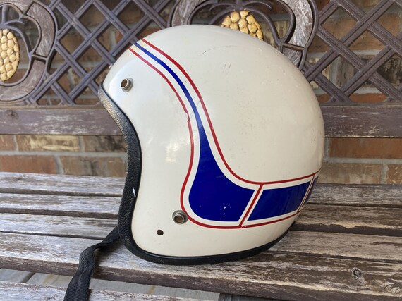 70s YAMAHA Decal Motorcycle Helmet Fits 