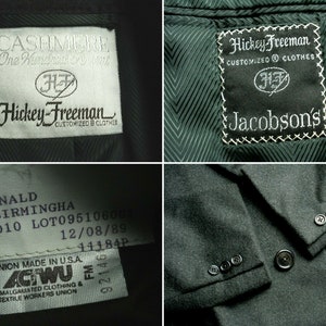 Fits as 40 100% Cashmere Hickey Freeman 