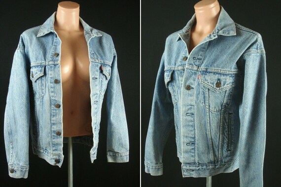 Vintage Levis Type 2 Trucker Denim Jeans Jacket Medium 1990s