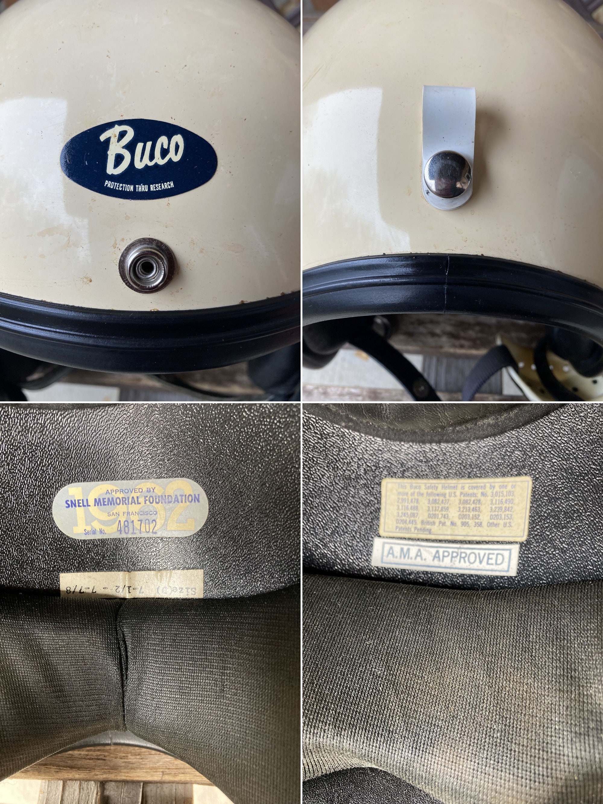 Rare! 60s BUCO RESISTAL II Motorcycle Helmet Vintage - Etsy