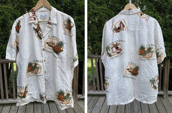 Size XL Diamond Head Sportswear Rayon Hawaiian Al… - image 1