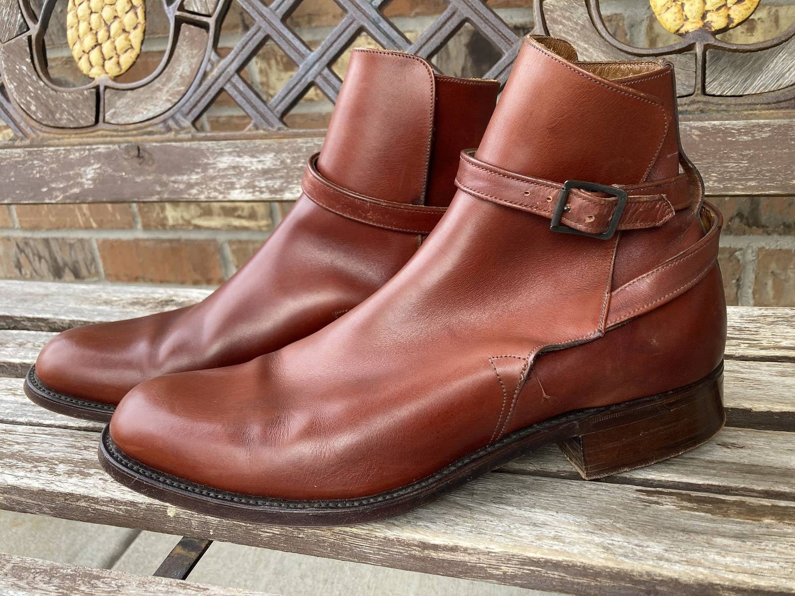 Barrie Ltd Mens Shoes 11 Brown Leather Lace Up Loafers Hand Made England Dress barrie ltd main image 4