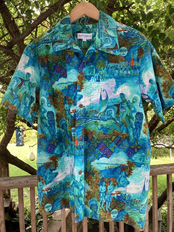 Vintage Sun Fashions Maytag Hawaiian Shirt (1960s) 