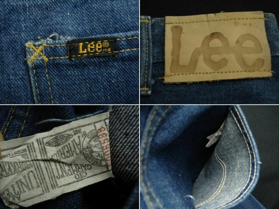 34x29 Lee Riders 200 Boots Cut Jeans Blue Denim H… - image 2