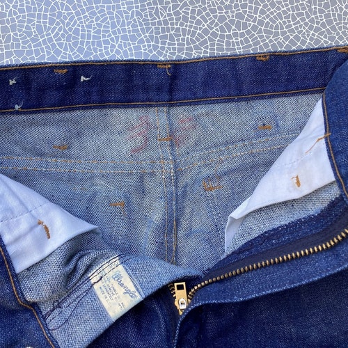 29x30 NOS Wrangler Cowboy Flair Cut Jeans Made In USA Vintage Deadstock 70s 80s main image 3