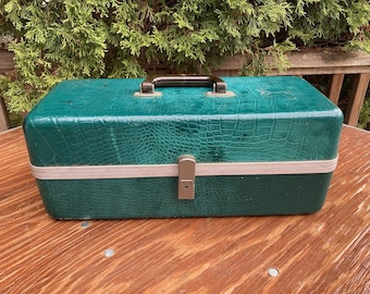 Plastic Plano Tackle Box With Drawers Authentic Vintage 