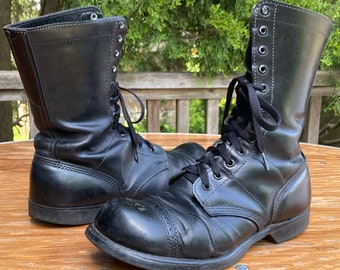 8.5EE Vintage Army Combat Lace up Boots 50s Corcoran