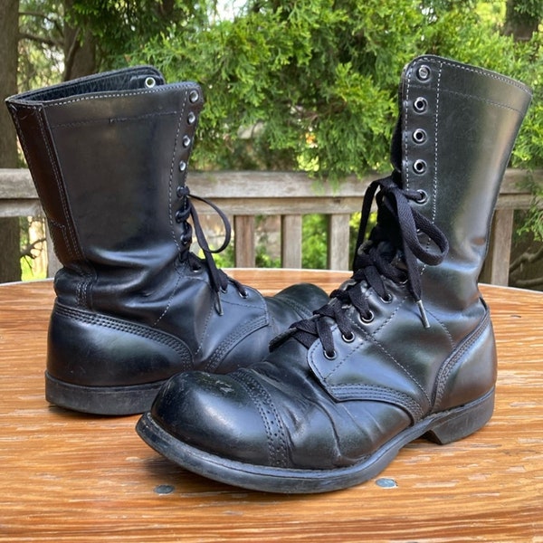 8.5EE Vintage Army Combat Lace up Boots 50s Corcoran