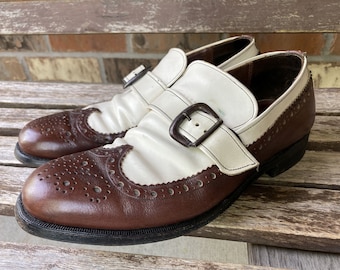 NOS 10.5C Vintage 60s Florsheim Imperial Kenmoor Wingtip 93602