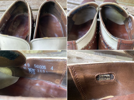 8 D NUNN BUSH Two Tone Wingtip Monk Strap Dress Shoes  display picture 1