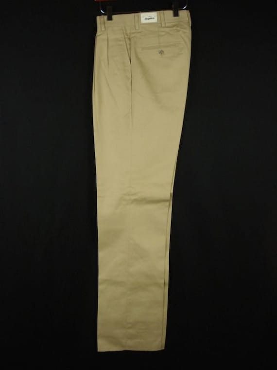 NOS W32 Chino Khaki Trouser Slacks 