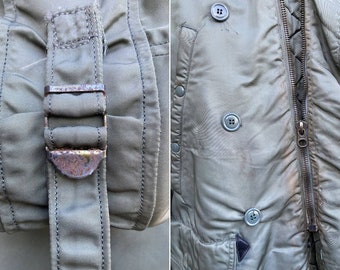 Size M Vintage 60s USAF N-3B Flight Jacket Nylon Twill 1964