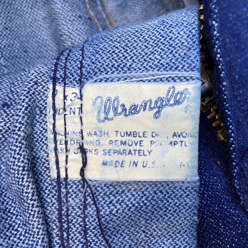 29x30 NOS Wrangler Cowboy Flair Cut Jeans Made In USA Vintage Deadstock 70s 80s main image 4