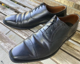 VTG Allen Edmonds *leeds* Cordovan Derby Plain Toe Blucher Mens 10