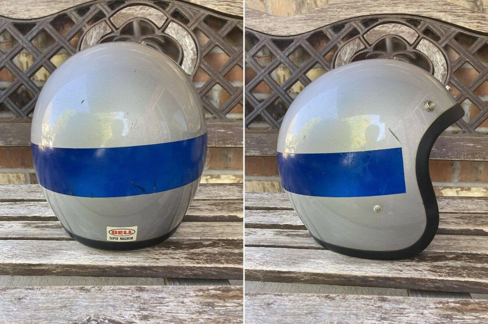 Vintage 70s BELL SUPER MAGNUM Motorcycle Helmet 7 1/4 - Etsy Vintage 70s BELL SUPER MAGNUM Motorcycle Helmet 7 1/4 - Etsy