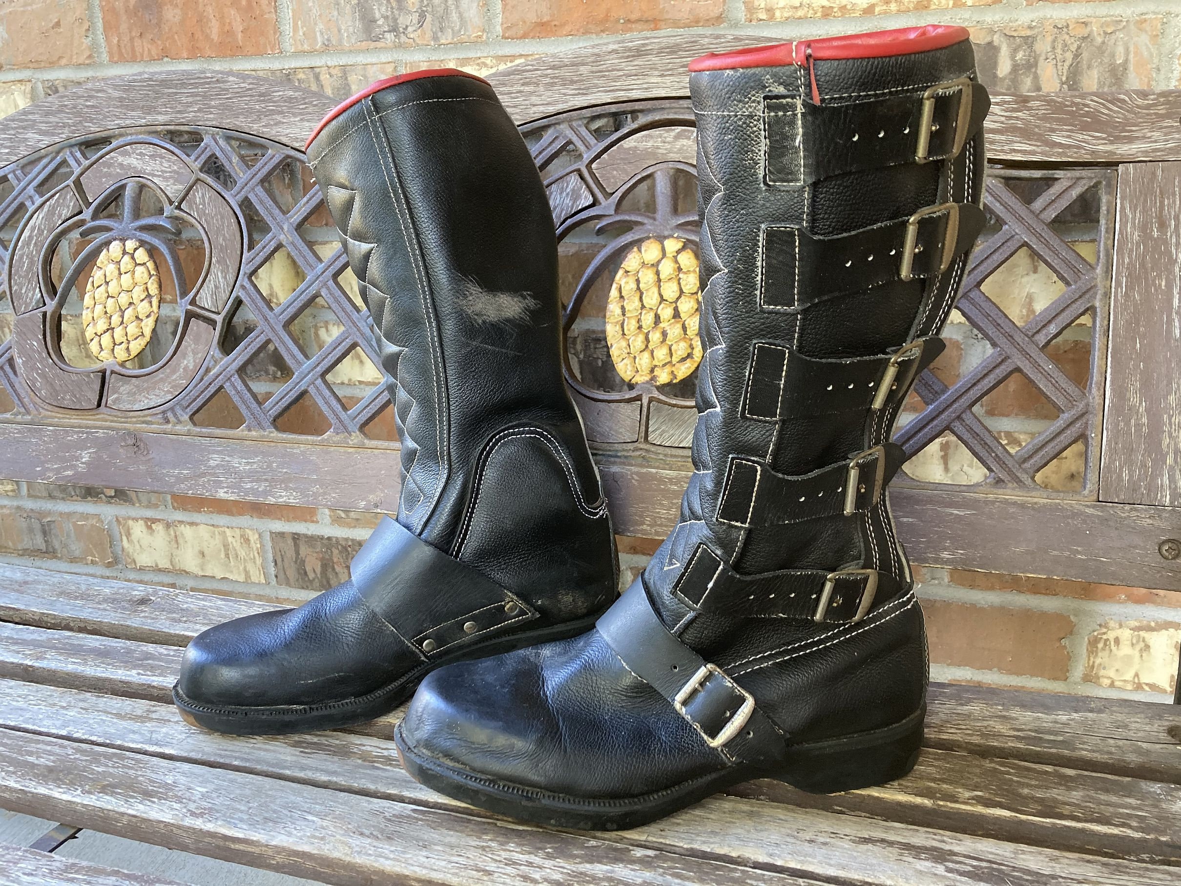 Size 9.5 70s Motocross Dirt Bike Boots 