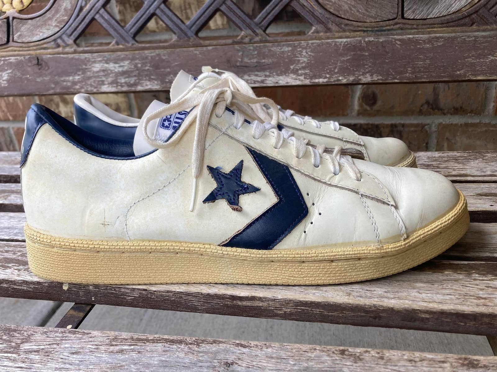 NOS Vintage 80s Converse Pro Leather Sneaker Shoes READ! 10 10.5