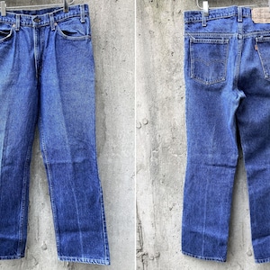 33x29.5(33x30tag) USA Levi&#39;s 509 0215 Orange Tab Straight Leg Jeans Vintage 80s 90s