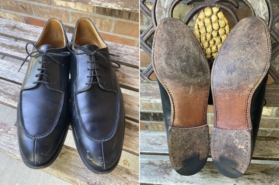 Size 10.5 D Turnbull & Asser Oxford Leather Dress Shoes Made 