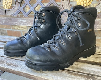 Vintage 80s Scarpa Hiking Boots Mountaineering Hike Camp  display picture 3