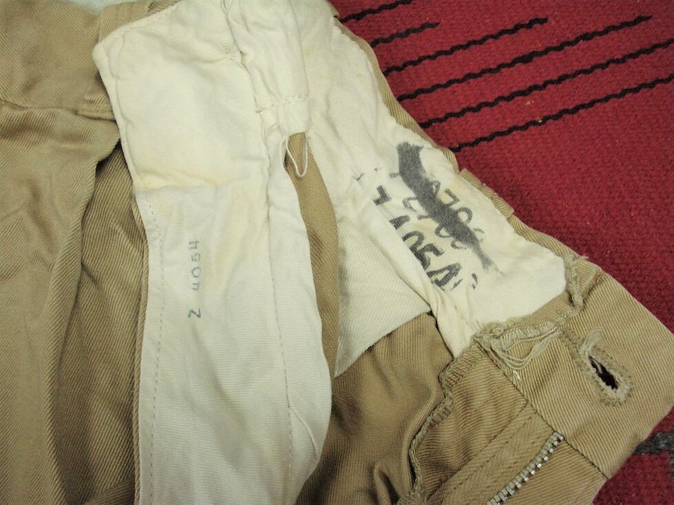 Vintage 50's U.S ARMY Type-1 Utility Cotton Shorts Pants