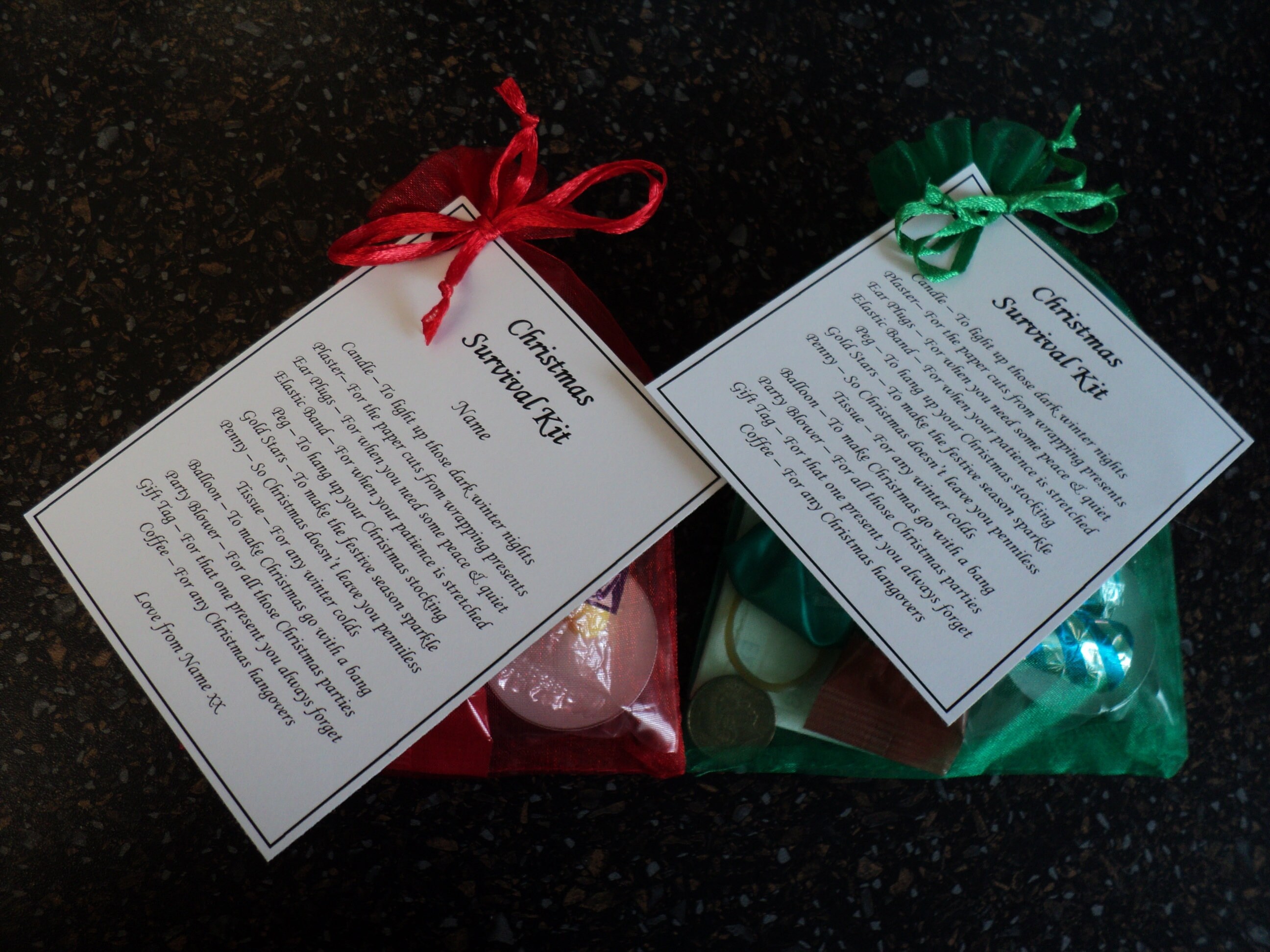 Download Teacher Survival Kit Novelty Fun Keepsake Thankyou Xmas ...