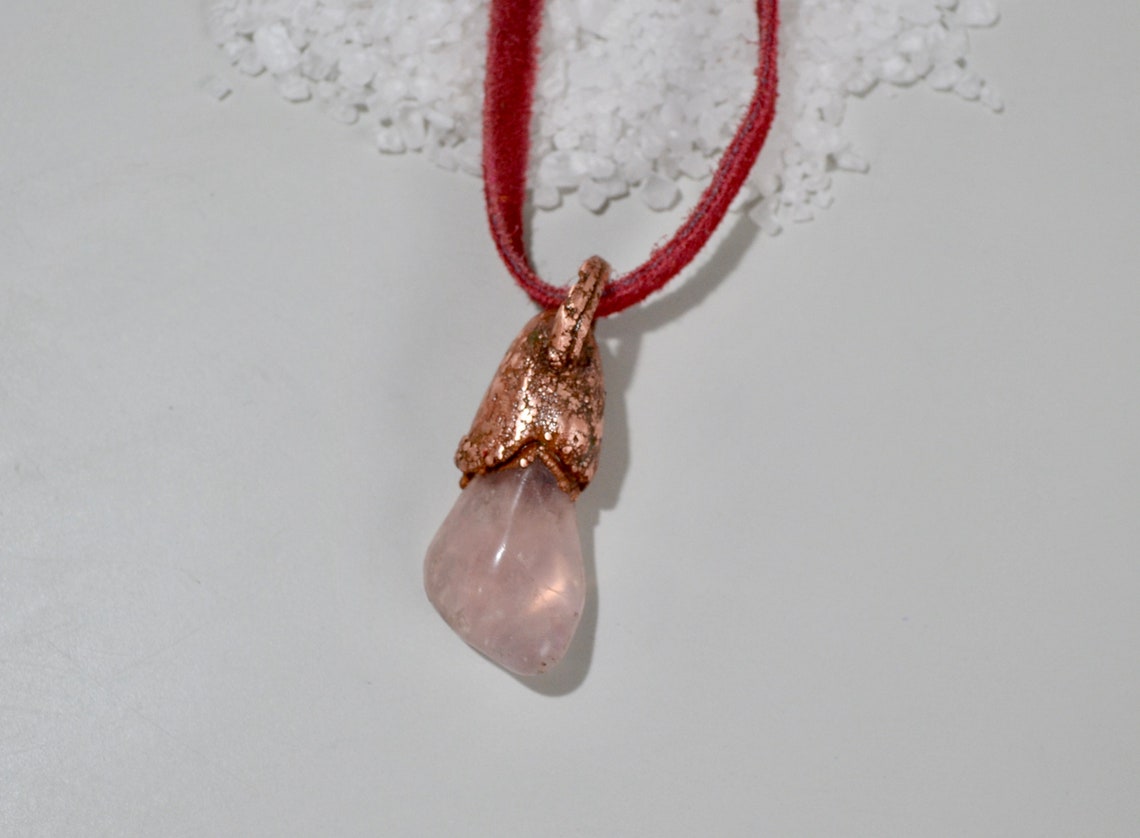 natural rose quartz chakra necklace natural rose quartz chakra necklace