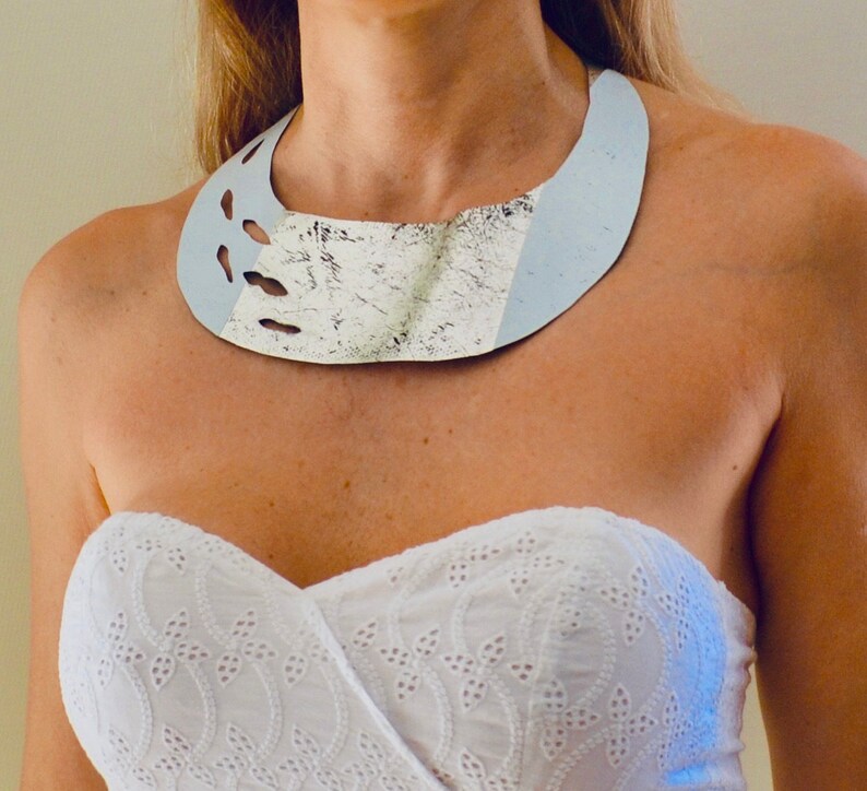 designer upicycle jewelry trendy bib necklace handmade necklace art jewelry designer inspired jewelry statement necklace gift ideas