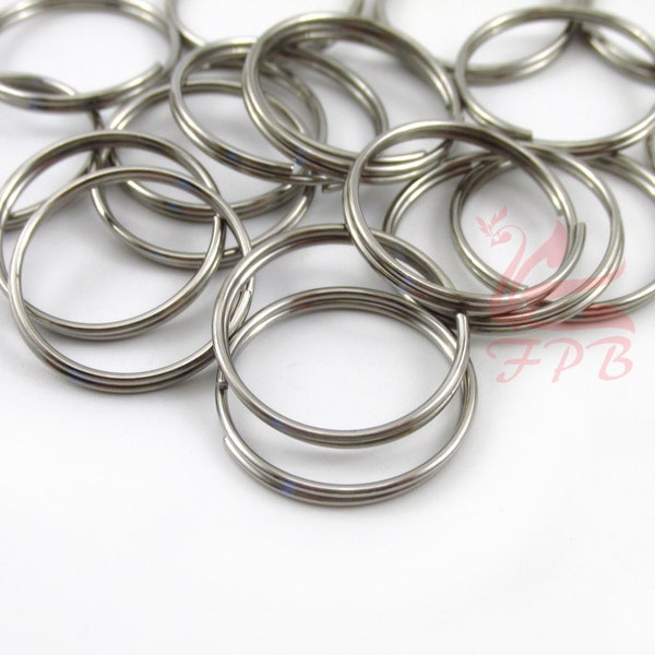 20mm Split Rings - 10/20/50 Wholesale Stainless Steel Key Rings F0082288
