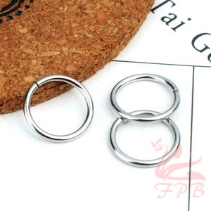 Stainless Steel Jump Rings 3/4/5/6/8mm Silver & Gold Jump 