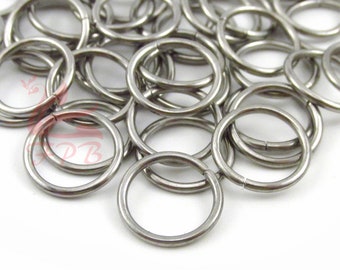 12 Plaqué Argent 22 MM Open Jump Rings Jewellery Making Findings