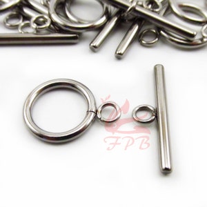 2 Stainless Steel Toggle Clasp Sets Wholesale Findings F0081089