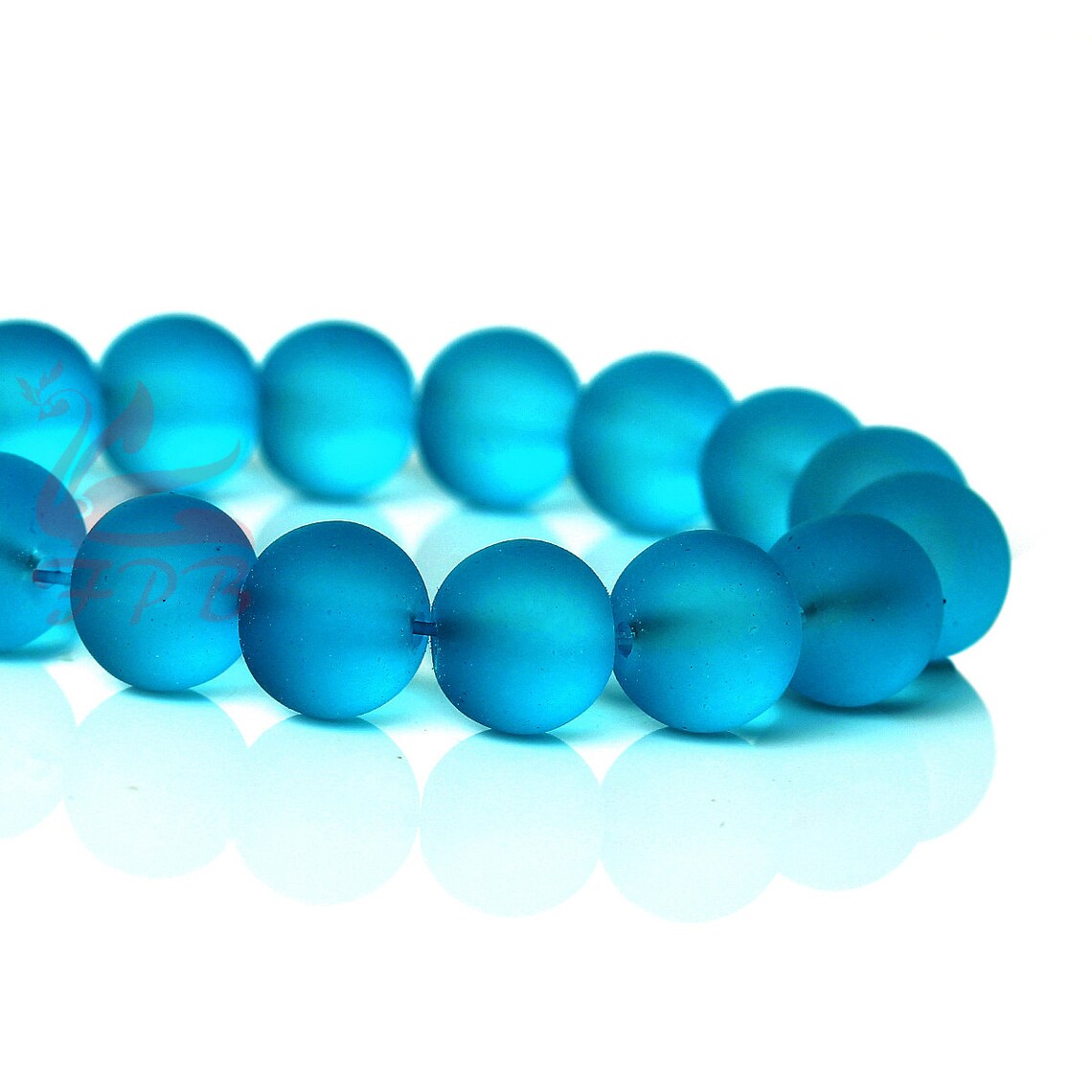 20 Gray Frosted 10mm Glass Beads Wholesale Round Glass Beads Etsy