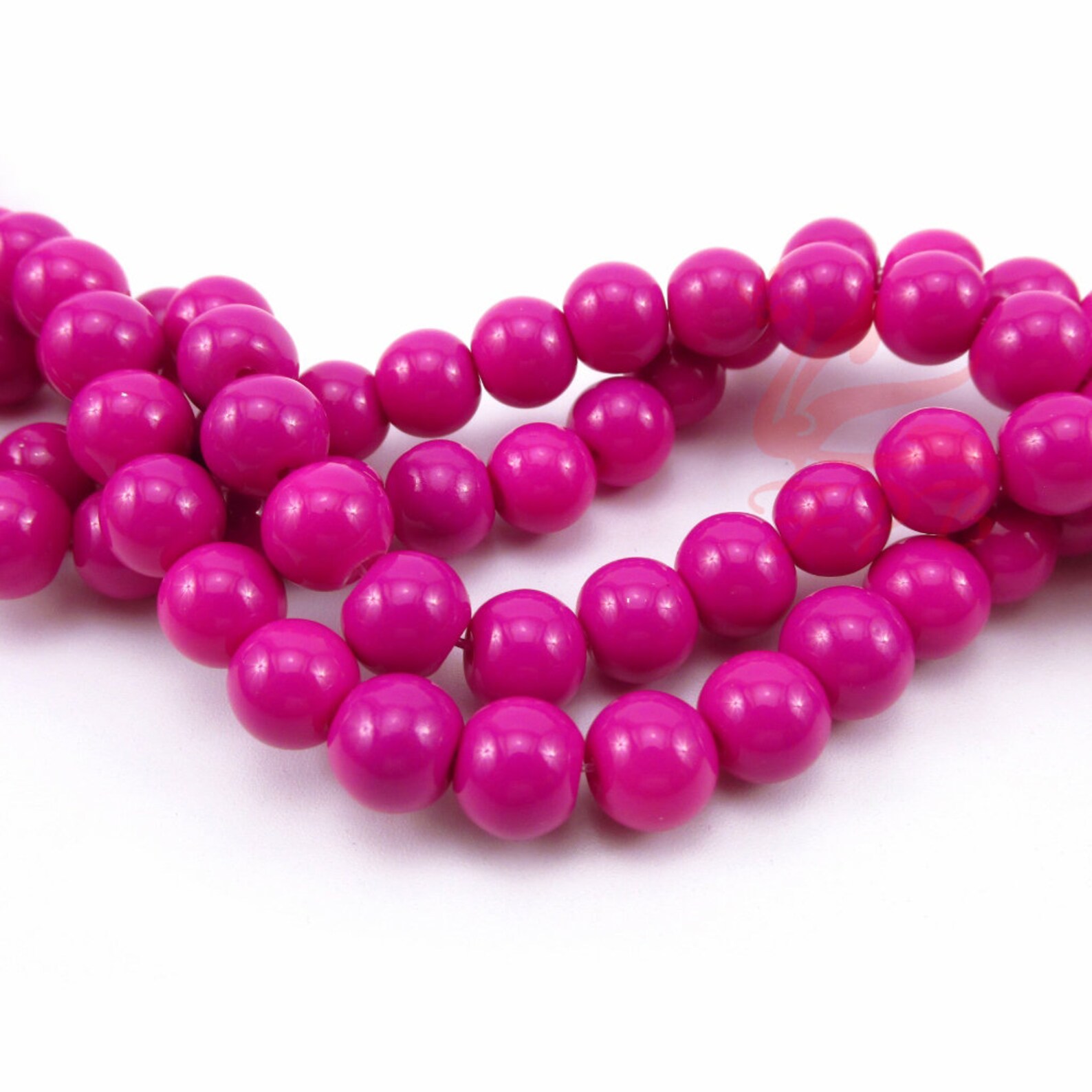 50 Navy Blue 8mm Glass Beads Wholesale Glossy Finish Glass Etsy