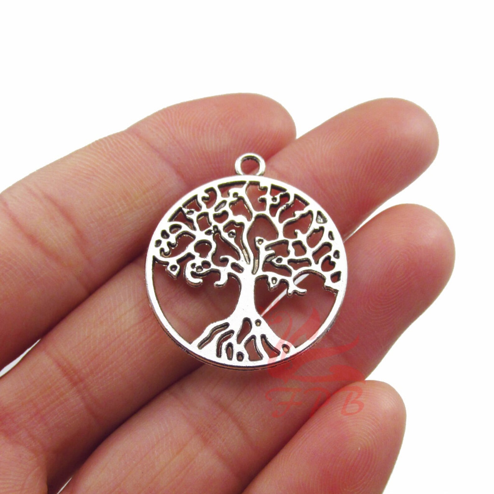 1 Tree of Life Pendant With Jump Ring 34mm Antiqued Silver - Etsy