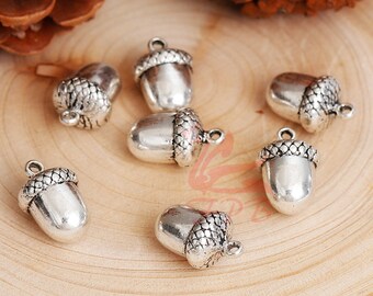 Antiqued Silver Plated Wine Charms - 10pc Mix CM6147 - Pick Your Qty: 10, 20, 50