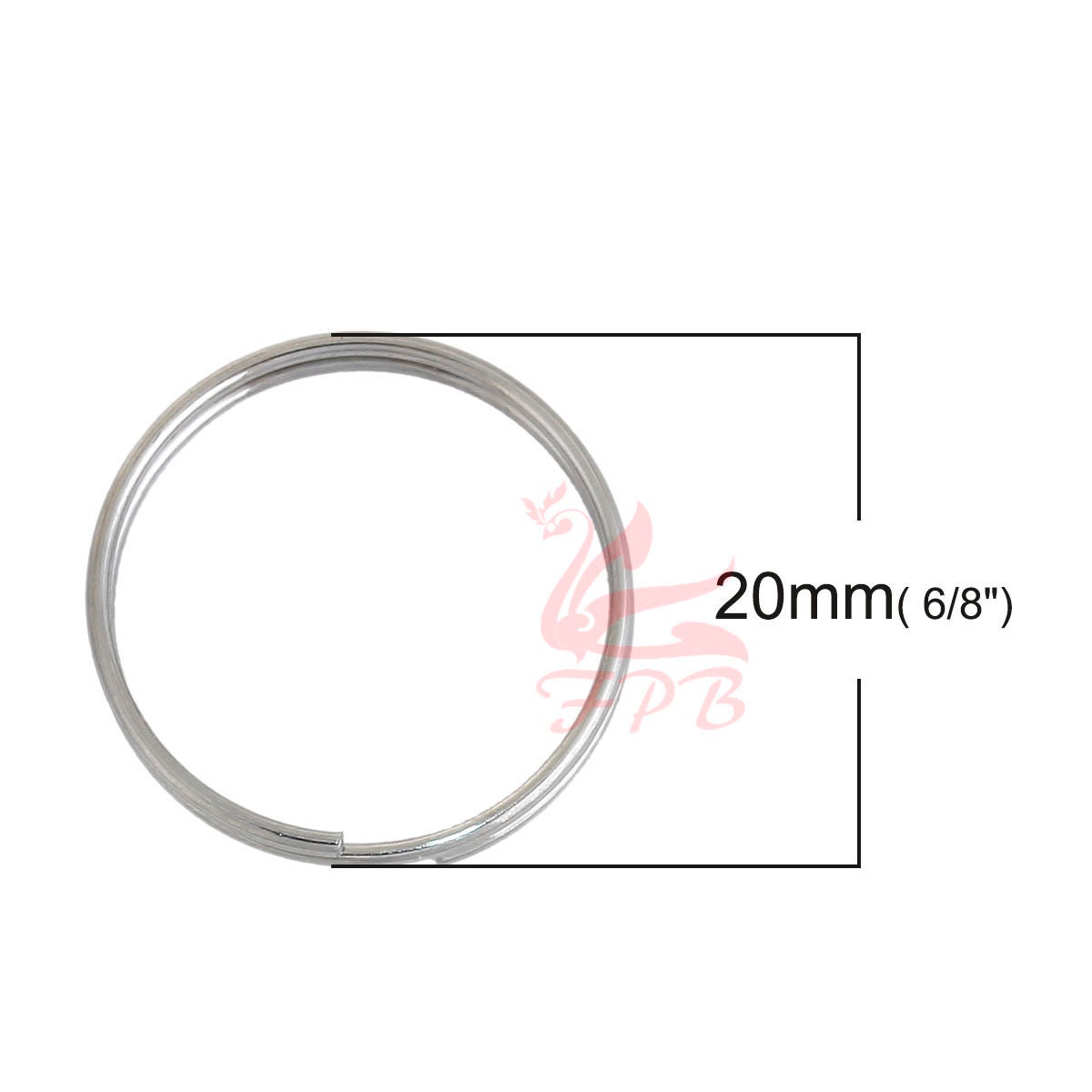 20 Mm Rings 20mm Split Rings - 10/20/50 Wholesale Stainless Steel Key Rings ...