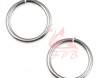 20mm Jump Rings - 10/20/50 Wholesale Stainless Steel 12 Gauge Open Jump Rings F0676319