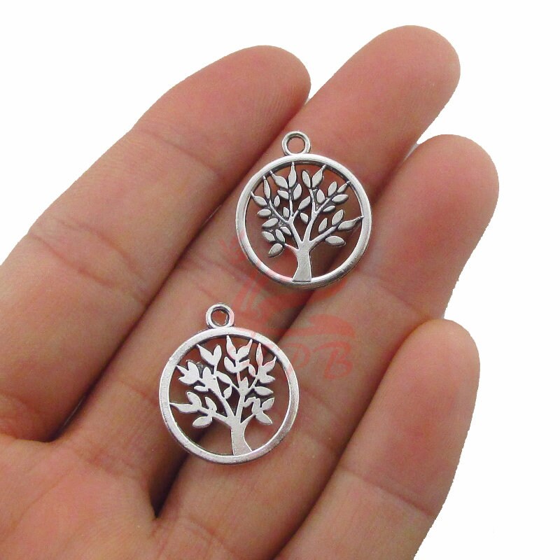 25PCS -- 14x24mm Antico argento albero di Natale Ciondoli albero di Natale per gioielli fai-da-te Fare trovare forniture Accessori - Italia