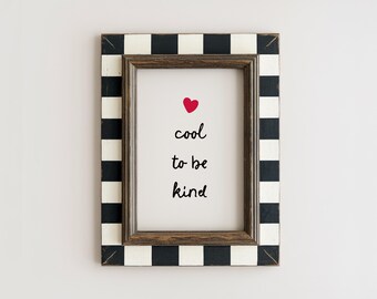 Kind Nursery Print, Minimalist Nursery Decor (Digital Download)