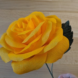 Downloadable Fine Crepe Paper Rose Template/pdf Printable Download/diy ...