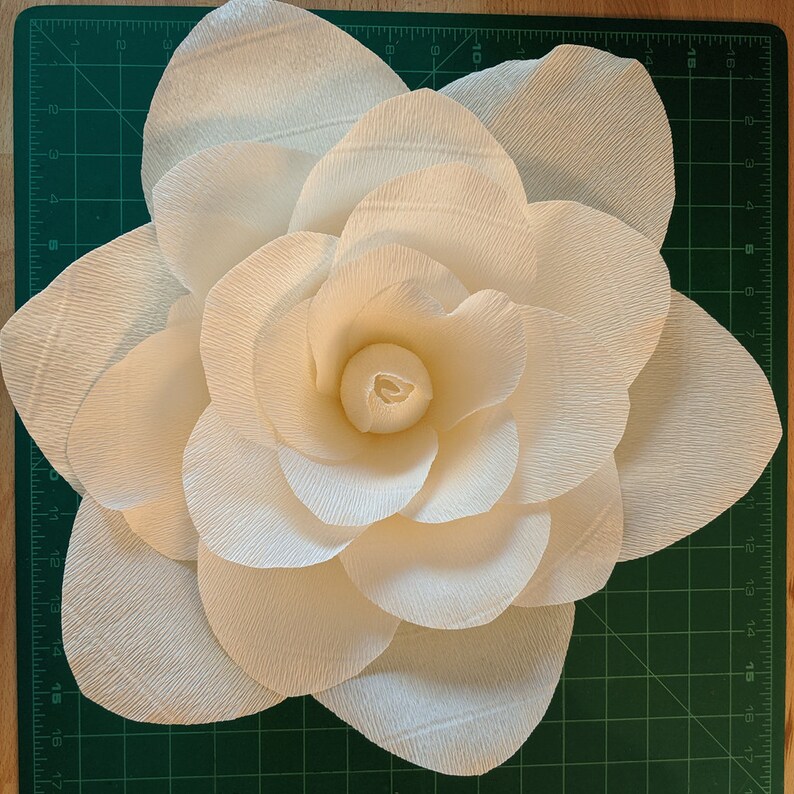 Downloadable Wall Rose Template/diy Crepe Paper Wall Etsy