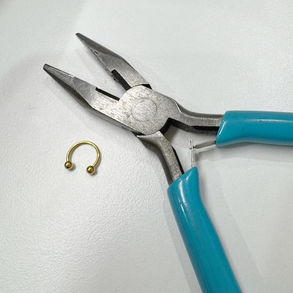 20g 18g 16g CZ Horseshoe Barbell piercing (Single), 6mm/7mm/8mm/9mm/10mm Septum Ring, Nose Ring, Cartilage, Rook, Helix