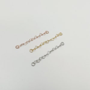 Lovely Heart Chain connector for Cartilage, Helix, Conch