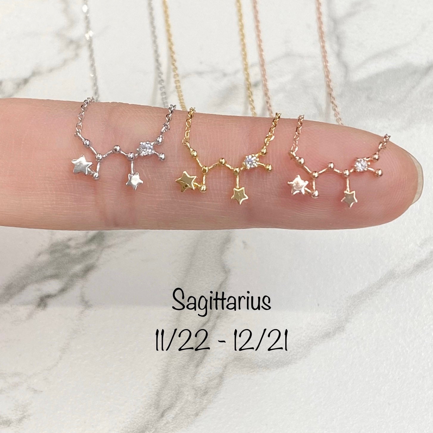 New Sagittarius Necklace 92.5 Sterling 