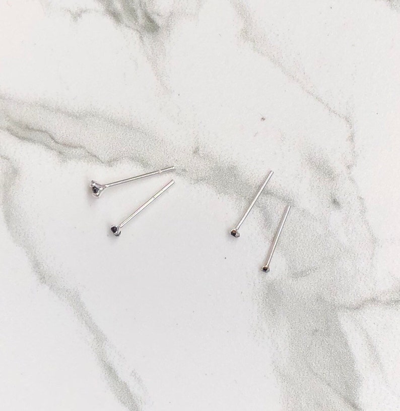 sterling silver black studs