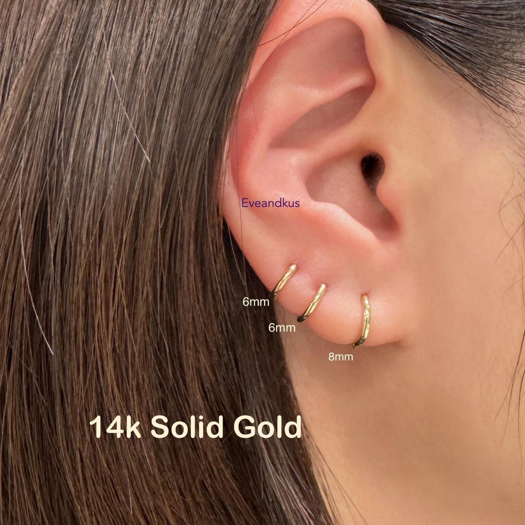 Orecchini A Cerchio Oro 9ct Orecchini A Cerchio In Oro 9 Carati 14 Mm | Lisci, Leggeri, Perfetti Per Tutti I Giorni | Arranview Jewellery Orecchini In Oro 9 Carati - Foto 10